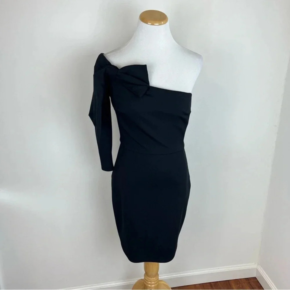 KATIE MAY Chances Are Off The Shoulder Bodycon Mini Dress Small B6 - Picture 7 of 13